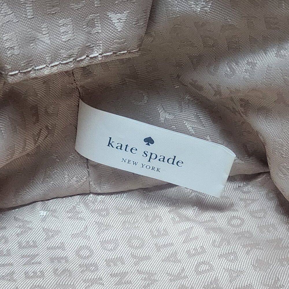 NWT Kate Spade Rachelle Wellesley Patent Leather Satchel--Cream and Black - Picture 12 of 16